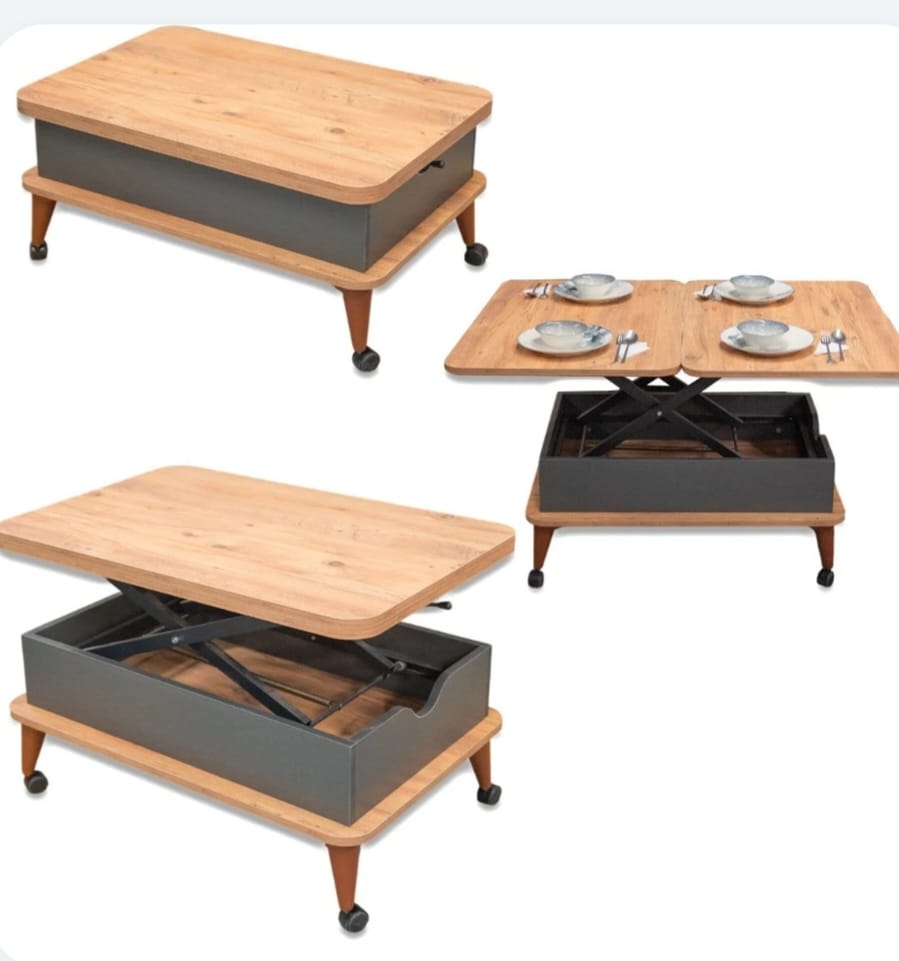 Yükselir Mekanizmalı Fonksiyonel Orta Sehpa